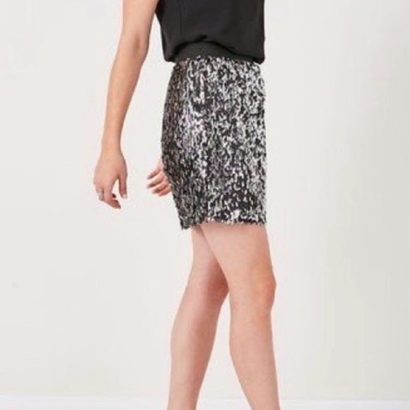 Stella & Dot sequin skirt size L - Picture 1 of 5